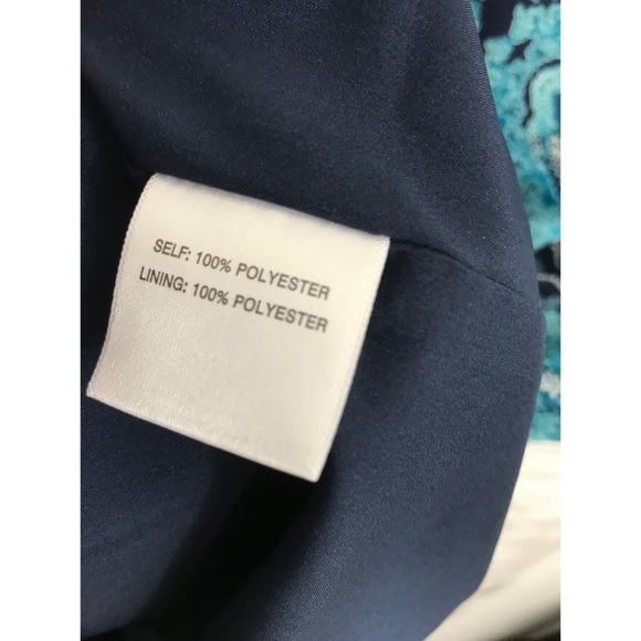 ROSE & OLIVE BLUE BOHO DRESS SIZE MEDIUM - Picture 6 of 8